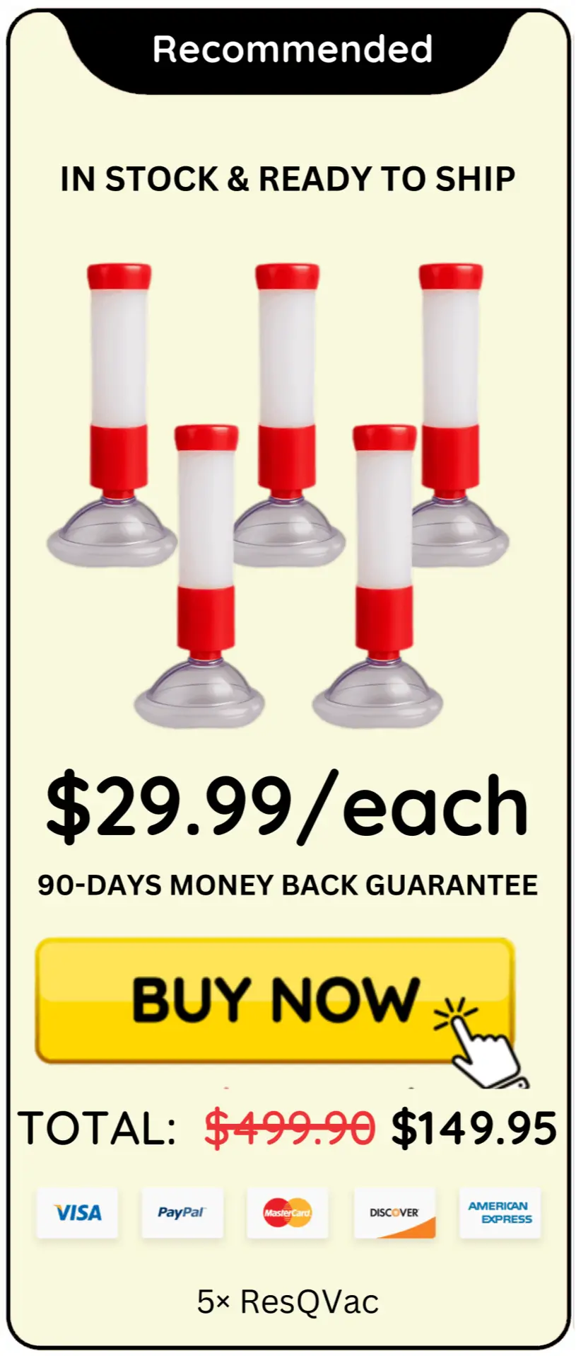 ResQVac offer price 