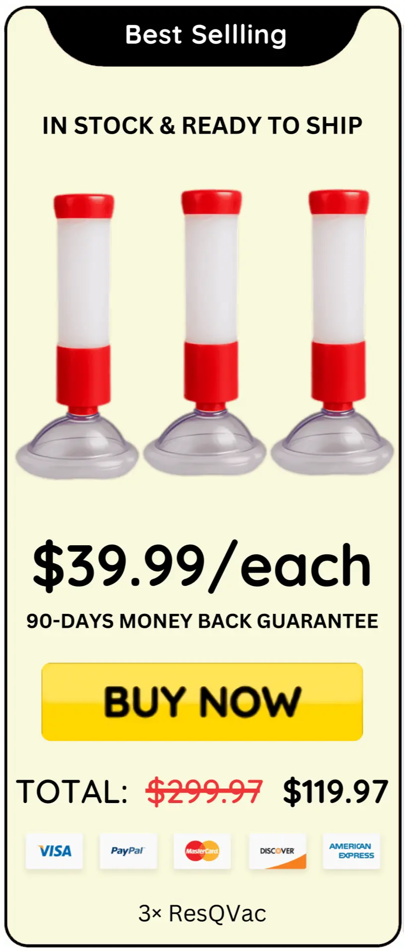 ResQVac offer price 